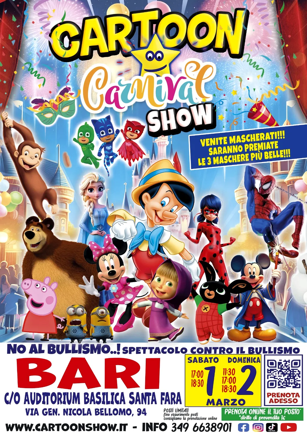Teatro dei Burattini e Cartoon Show Perris Entertainment